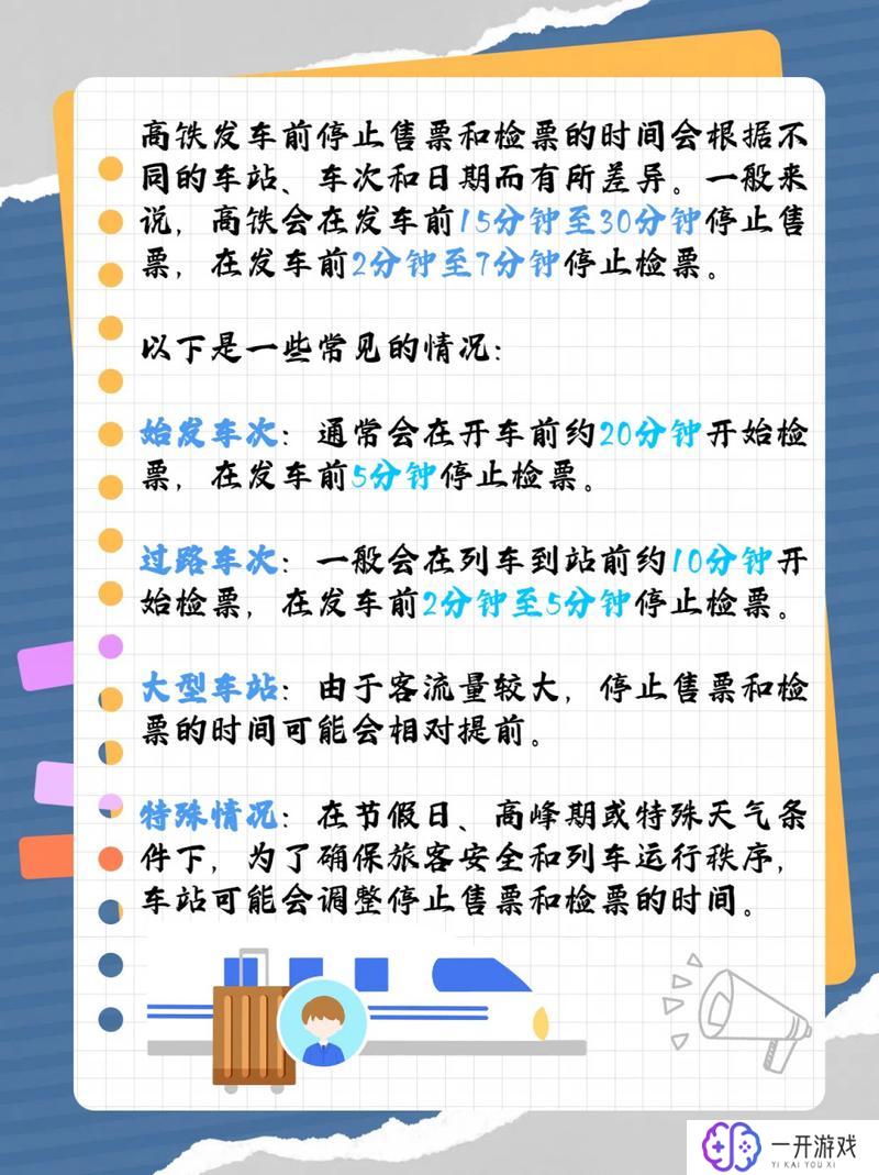 火车开车前多久停止售票,火车停售时间一览