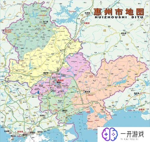 广东惠州地图全图高清,惠州地图全览高清版