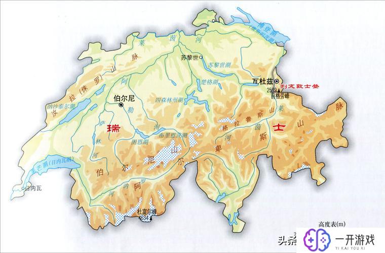 欧洲地形地图,欧洲地形地图解析：一览无遗的地理画卷