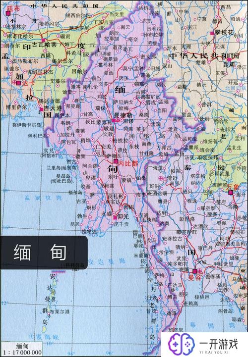 缅甸地图全图,缅甸地图全图详解