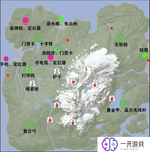 森林之子全物品地图,森林之子全物品地图一览