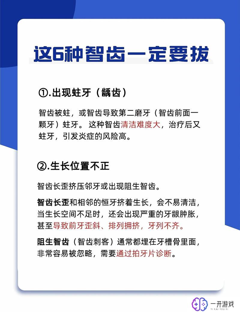 哪种智齿需要拔,智齿拔除指南：哪些智齿必须拔掉？