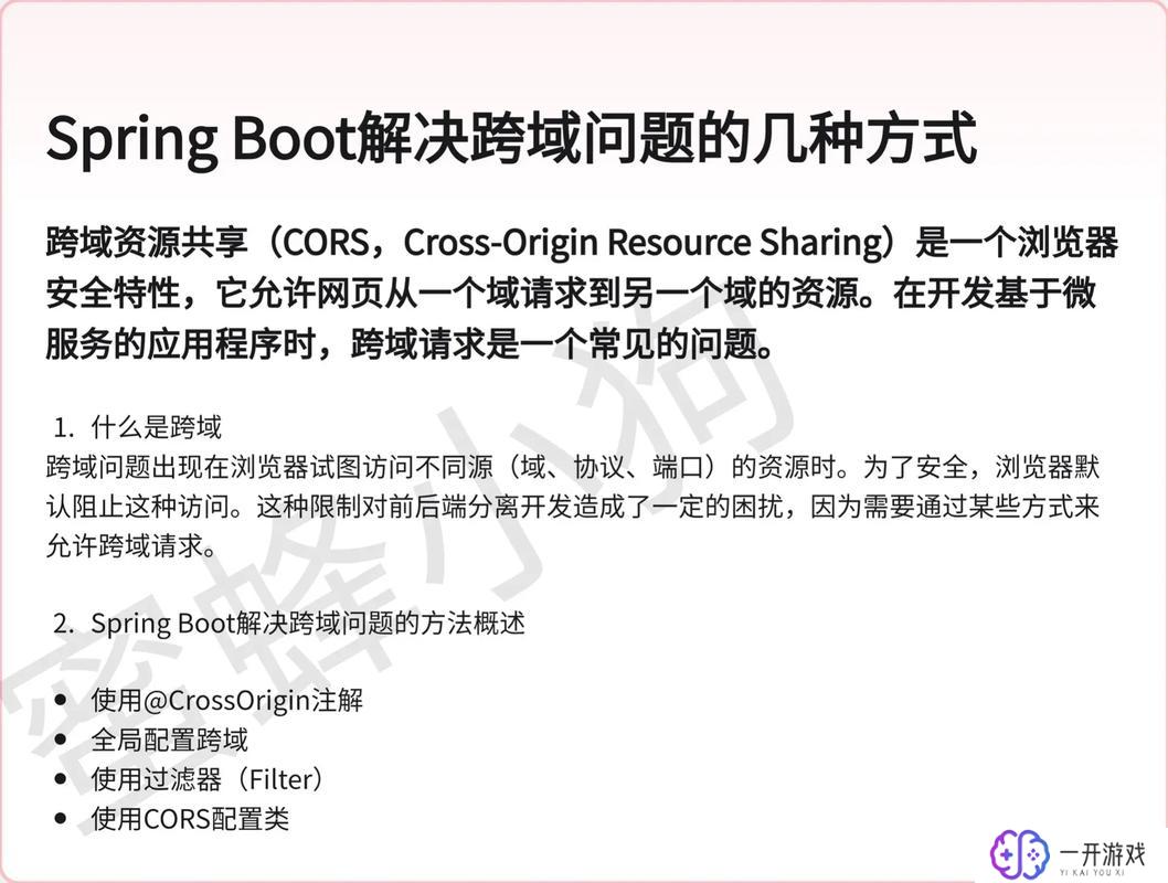 springboot跨域注解,“SpringBoot跨域注解攻略”