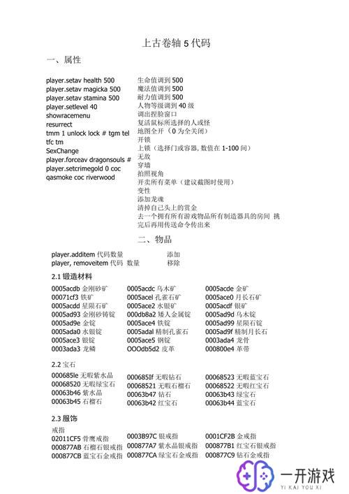 上古卷轴5治病药水代码,上古卷轴5必看！治病药水代码大全