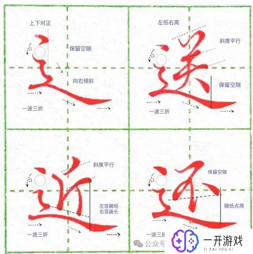 比的行书写法,比的字形书写教程详解