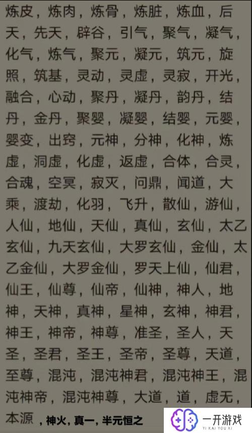 修仙的境界有哪些,修仙境界全解析：15大境界详解