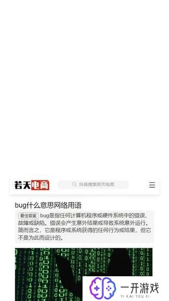 bug网络用语啥意思,bug网络用语详解：含义及用法揭秘