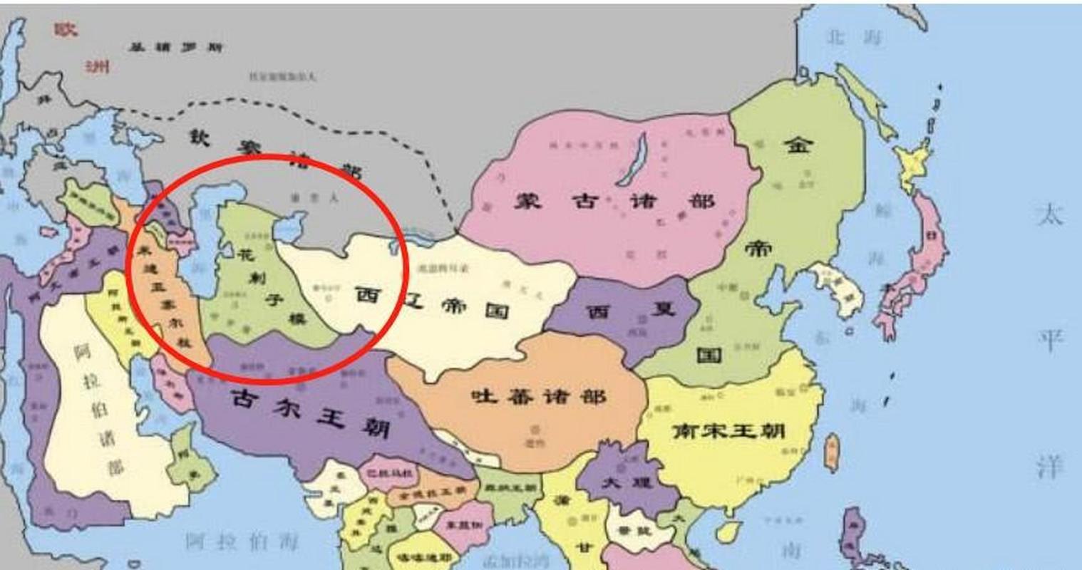 成吉思汗打的天下地图,成吉思汗扩张版图全解析